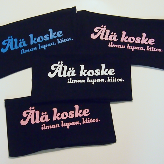 Pyörätuoli-bandeau - Älä koske
